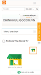 Mobile Screenshot of chinhhuu.gocom.vn