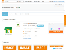 Tablet Screenshot of chinhhuu.gocom.vn