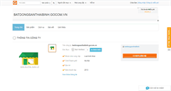 Desktop Screenshot of batdongsanthaibinh.gocom.vn