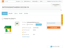 Tablet Screenshot of batdongsanthaibinh.gocom.vn