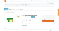 Desktop Screenshot of maynuocnongnangluongmattroi.gocom.vn