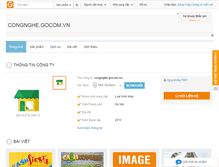 Tablet Screenshot of congnghe.gocom.vn