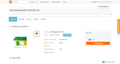 Desktop Screenshot of dathanggiare.gocom.vn