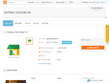 Tablet Screenshot of gotrac.gocom.vn